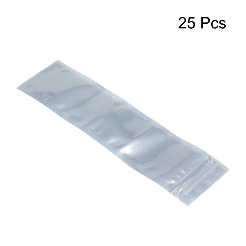 Anti Static Shielding Bag, 50x200mm/2x8 inch, for Electronic Devices, 25pcs