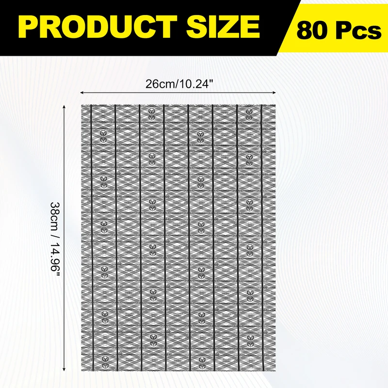 80pcs 10" x 15" Anti Static Bags PE Open Top ESD Shielding Antistatic Bag