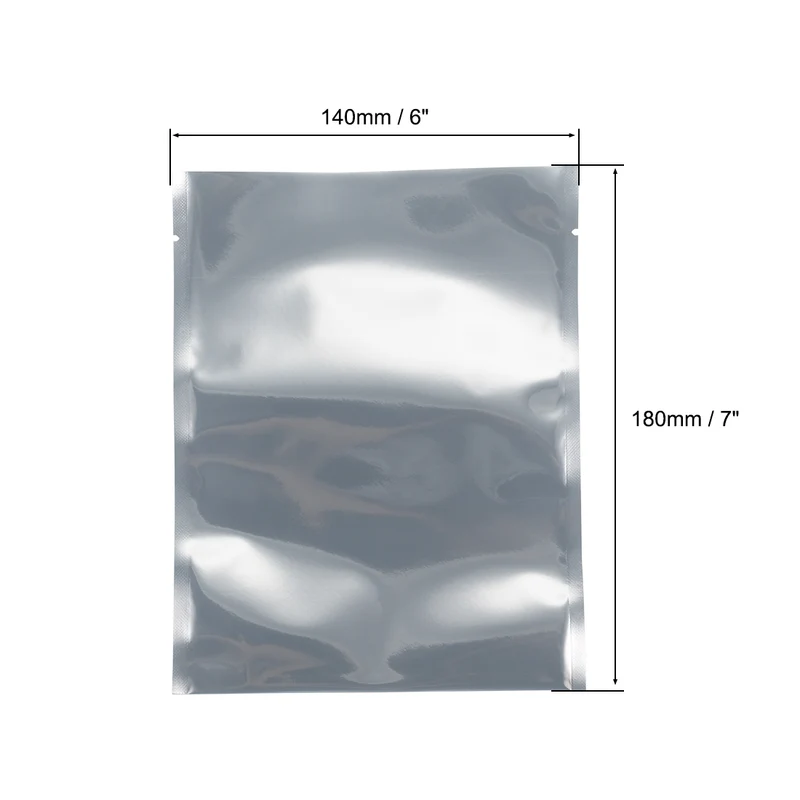 100 PCS Anti Static Bag Shield Shielding Bag, Flat Open Top, 5.5" x 7.1"