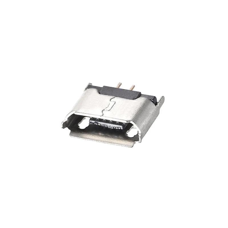 10PCS Micro USB Female Socket Connector Jack Port, 5-Pin 180 Degree, Replacement Adapter