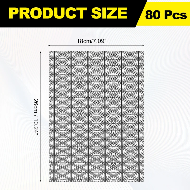 80pcs 7" x 10" Anti Static Bags PE Open Top ESD Shielding Antistatic Bag