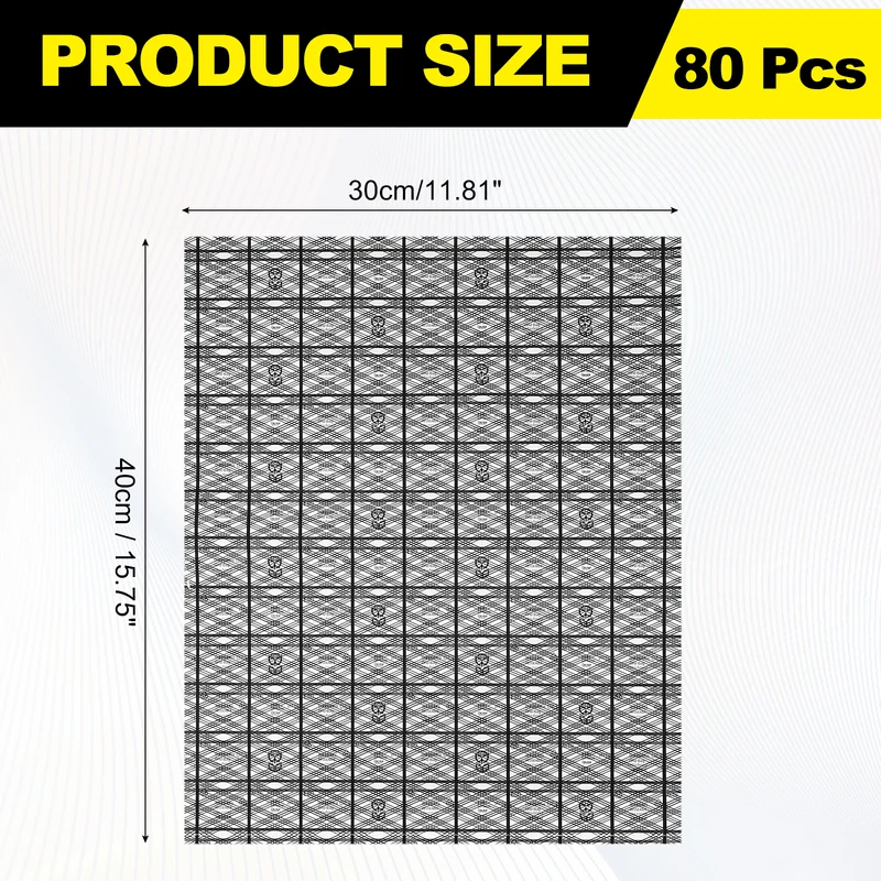 80pcs 12" x 16" Anti Static Bags PE Open Top ESD Shielding Antistatic Bag