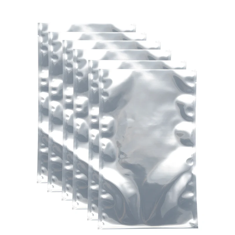100 PCS Anti Static Bag Shield Shielding Bag, Flat Open Top, 6.3" x 10.2"