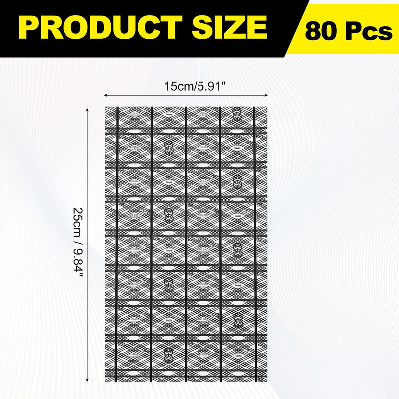 80pcs 6" x 10" Anti Static Bags PE Open Top ESD Shielding Antistatic Bag
