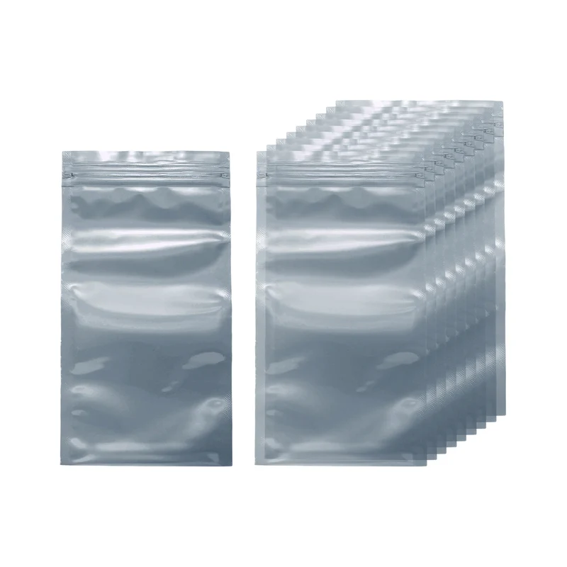 50pcs 7.1" x 3.5" Antistatic Bags Resealable ESD Shielding Bag
