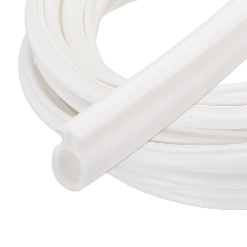 Kerf Weather Stripping Seal Strip TPE 9/32" Wide Bulb for 3/16" Slot 26Ft White