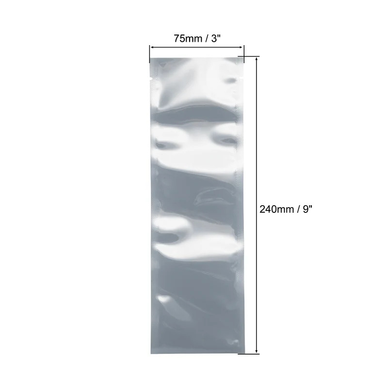 25 PCS Anti Static Bag Shield Shielding Bag, Flat Open Top, 3" x 9.4"