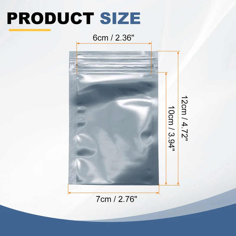30pcs 4.7" x 2.8" Antistatic Bags Resealable ESD Shielding Bag