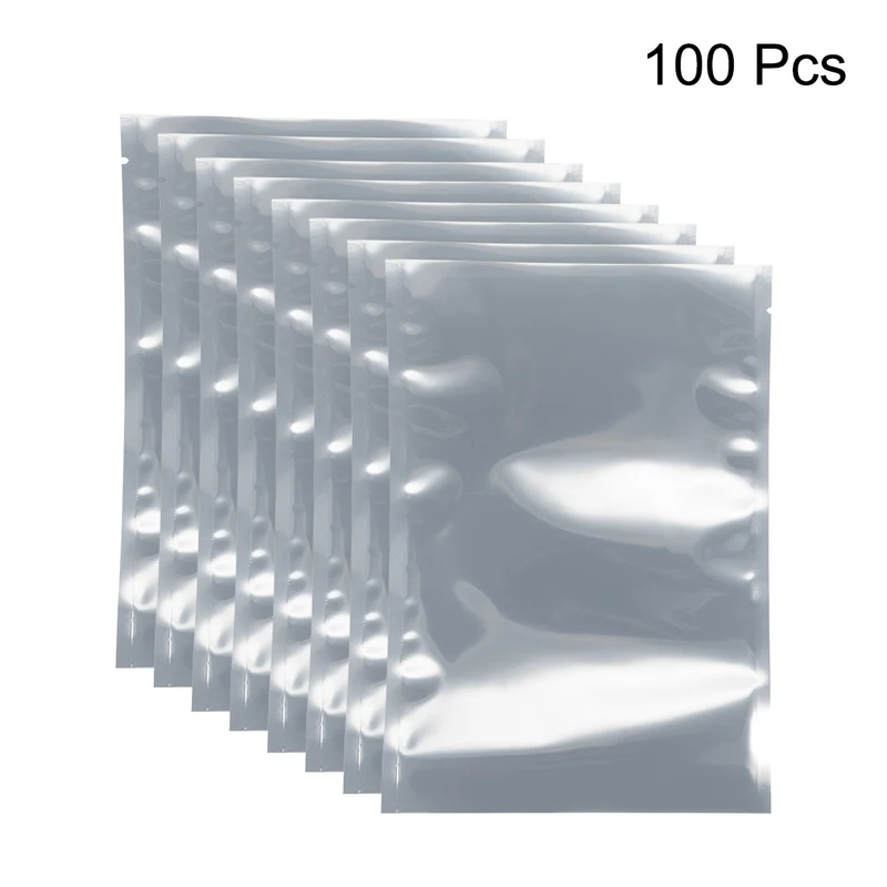 100 PCS Anti Static Bag Shield Shielding Bag, Flat Open Top, 5.5" x 7.9"