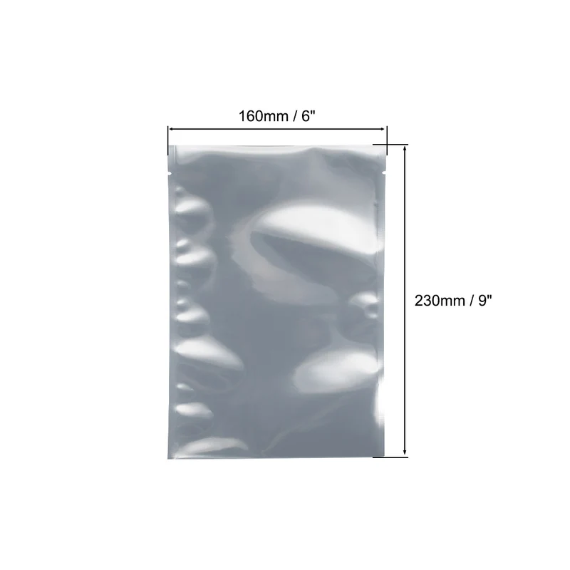25 PCS Anti Static Bag Shield Shielding Bag, Flat Open Top, 6.3" x 9.1"