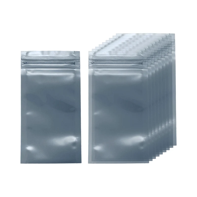 50pcs 4.7" x 2.4" Antistatic Bags Resealable ESD Shielding Bag