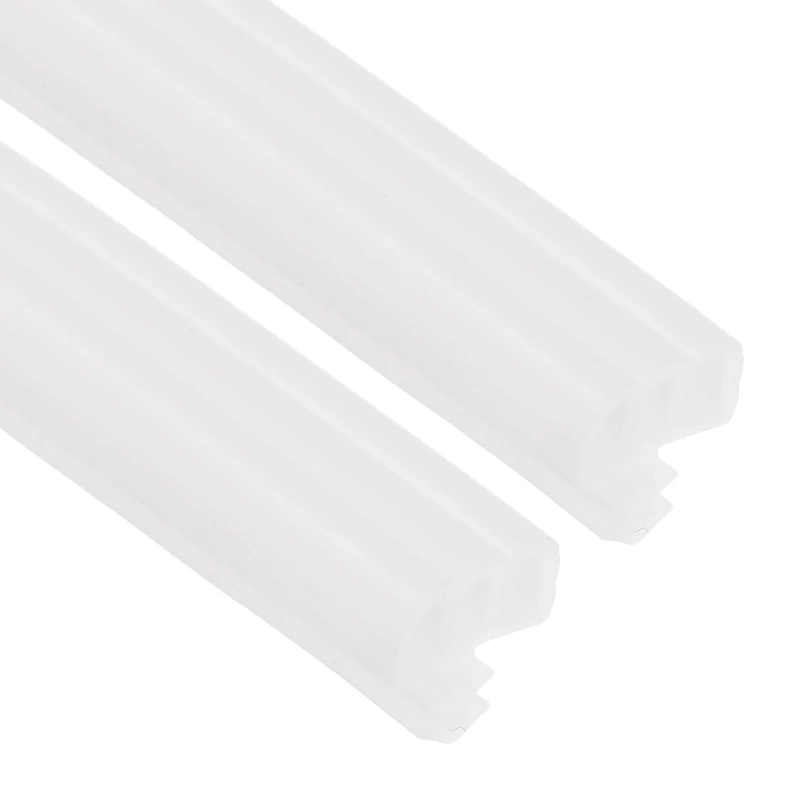 Kerf Weather Stripping Seal Strip(16.4ft x 11/32") - 2Pcs Three Door Kerf, White