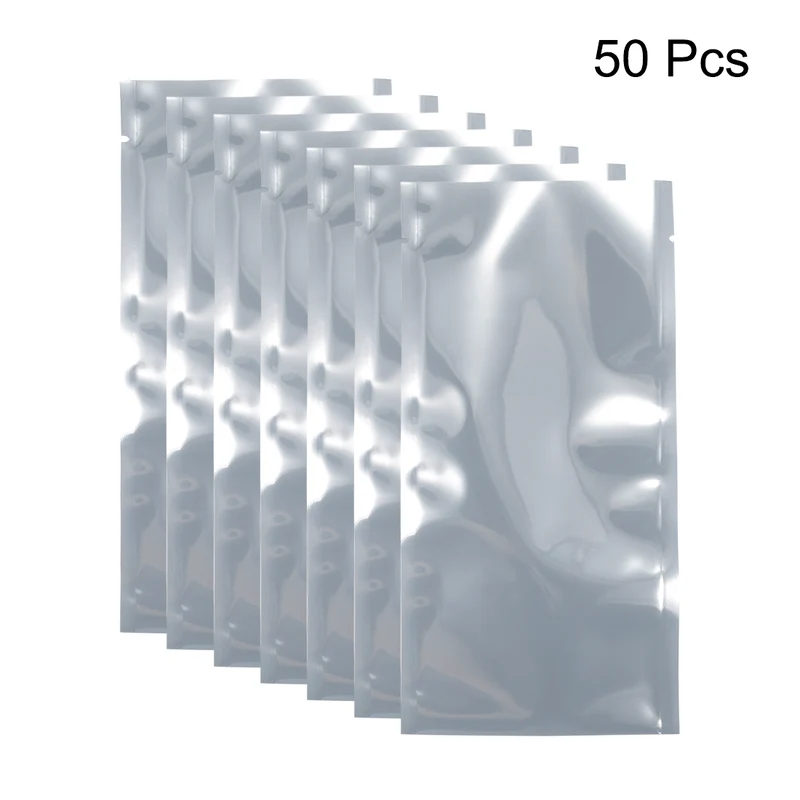 50 PCS Anti Static Bag Shield Shielding Bag, Flat Open Top, 3.9" x 7.9"