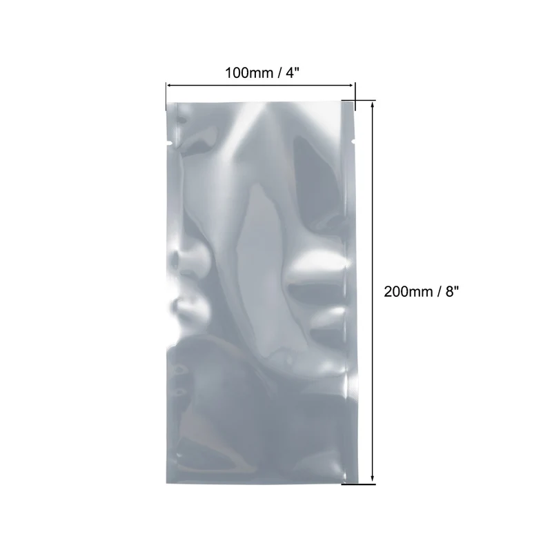50 PCS Anti Static Bag Shield Shielding Bag, Flat Open Top, 3.9" x 7.9"