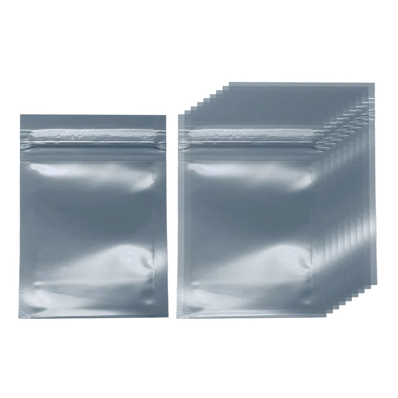 50pcs 3.5" x 2.4" Antistatic Bags Resealable ESD Shielding Bag