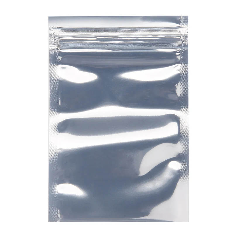 100Pcs 3.2"x4.7"/80x120mm Anti-Static Zip Lock Shielding Bag for HDD And Electronic Device