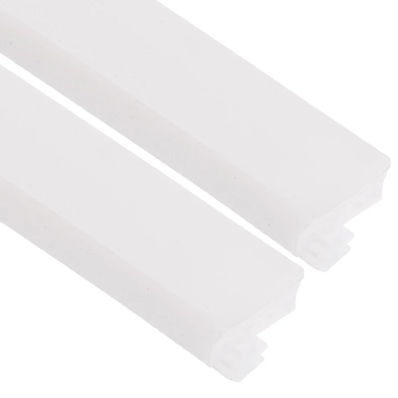 Kerf Weather Stripping Seal Strip (16.4ft x 11/32") - 2Pcs Square Kerf, White
