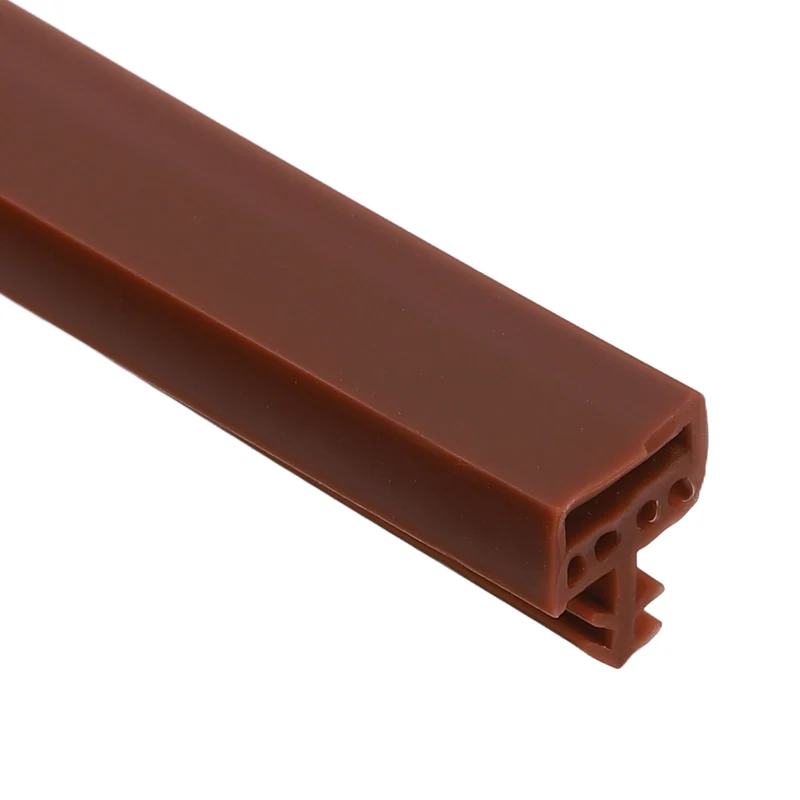 Kerf Weather Stripping Seal Strip (16.4ft x 11/32") - Square Kerf, Brown