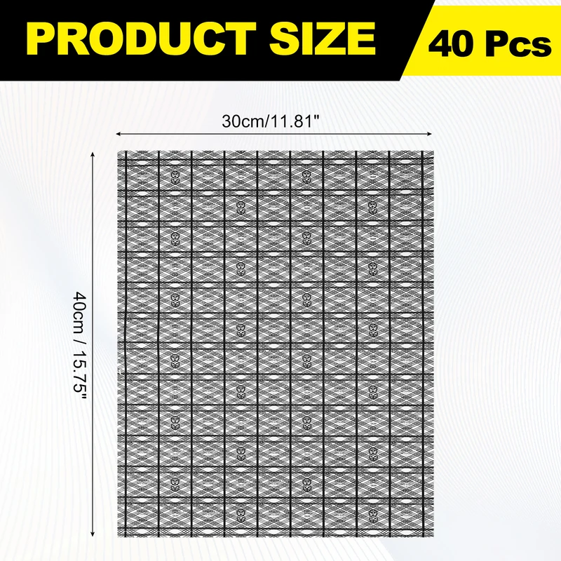 40pcs 12" x 16" Anti Static Bags PE Open Top ESD Shielding Antistatic Bag