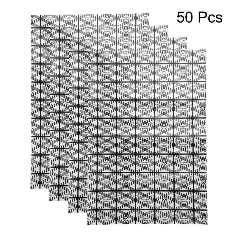 50PCS Open Top Antistatic Bag (7.9x11.4 inch ) ESD Shielding Bags for LCD Screen