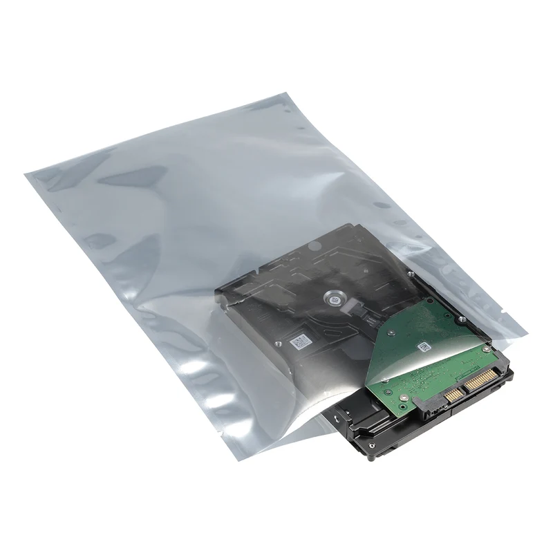 100 PCS Anti Static Bag Shield Shielding Bag, Flat Open Top, 7.5" x 10.6"