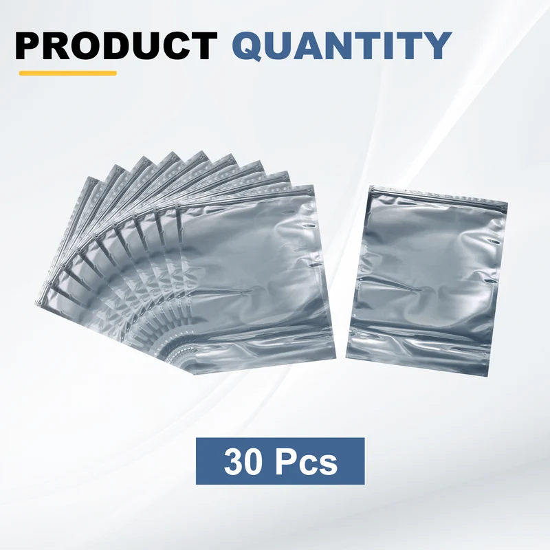 30pcs 11.8" x 7.9" Antistatic Bags Resealable ESD Shielding Bag