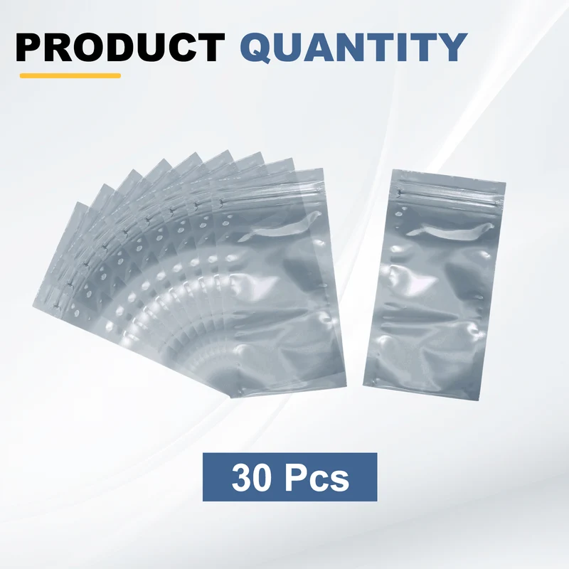 30pcs 5.5" x 2.8" Antistatic Bags Resealable ESD Shielding Bag