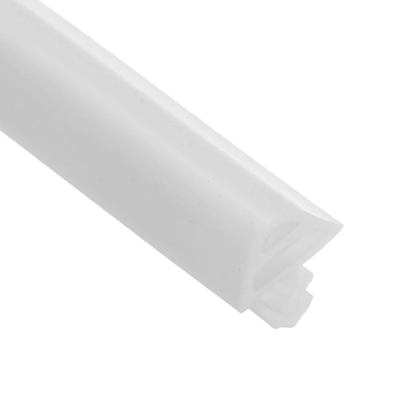 Kerf Weather Stripping Seal Strip (16.4ft x 11/32") - D Triangle Kerf, White