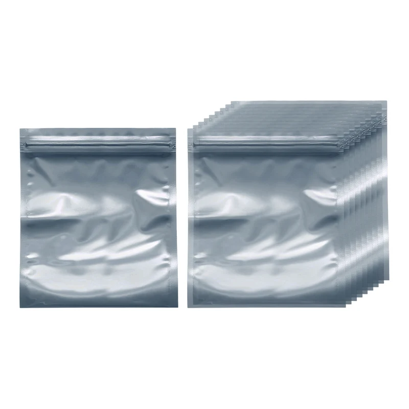 50pcs 5.9" x 4.7" Antistatic Bags Resealable ESD Shielding Bag