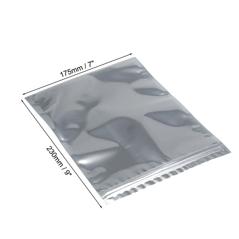Anti Static Shielding Bag, 175x230mm/7x9 inch, for Electronic Devices, 50pcs