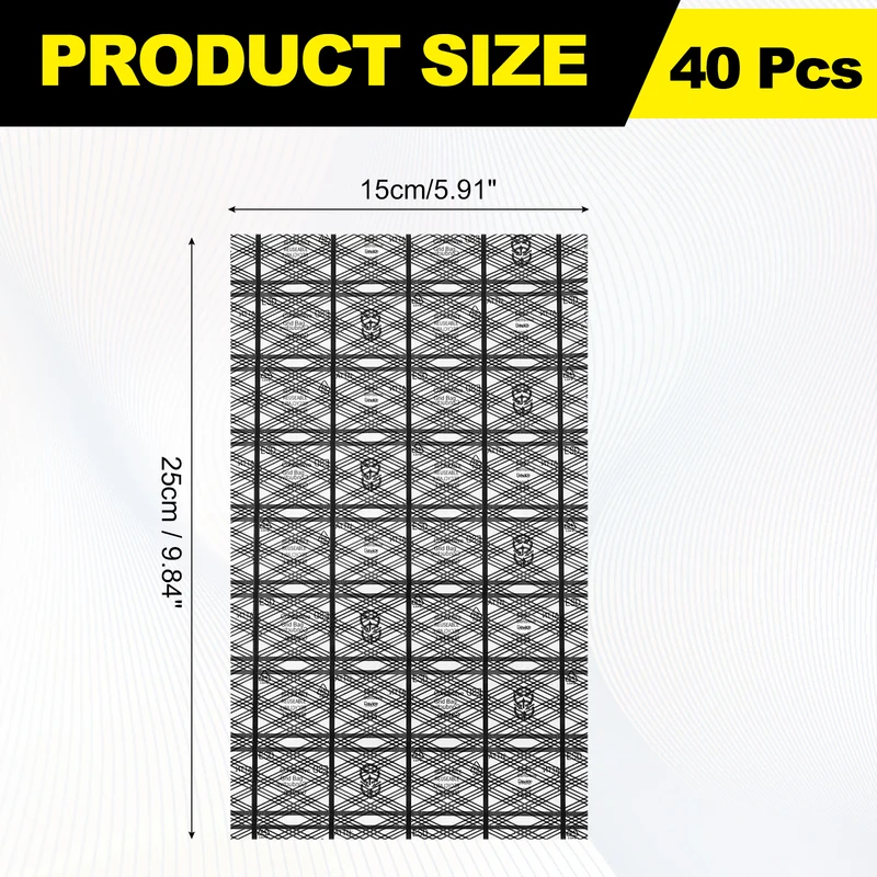 40pcs 6" x 10" Anti Static Bags PE Open Top ESD Shielding Antistatic Bag