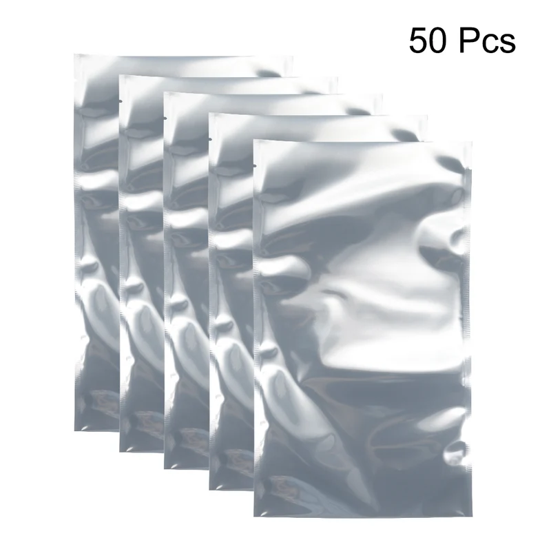 50 PCS Anti Static Bag Shield Shielding Bag, Flat Open Top, 6.7" x 11.8"