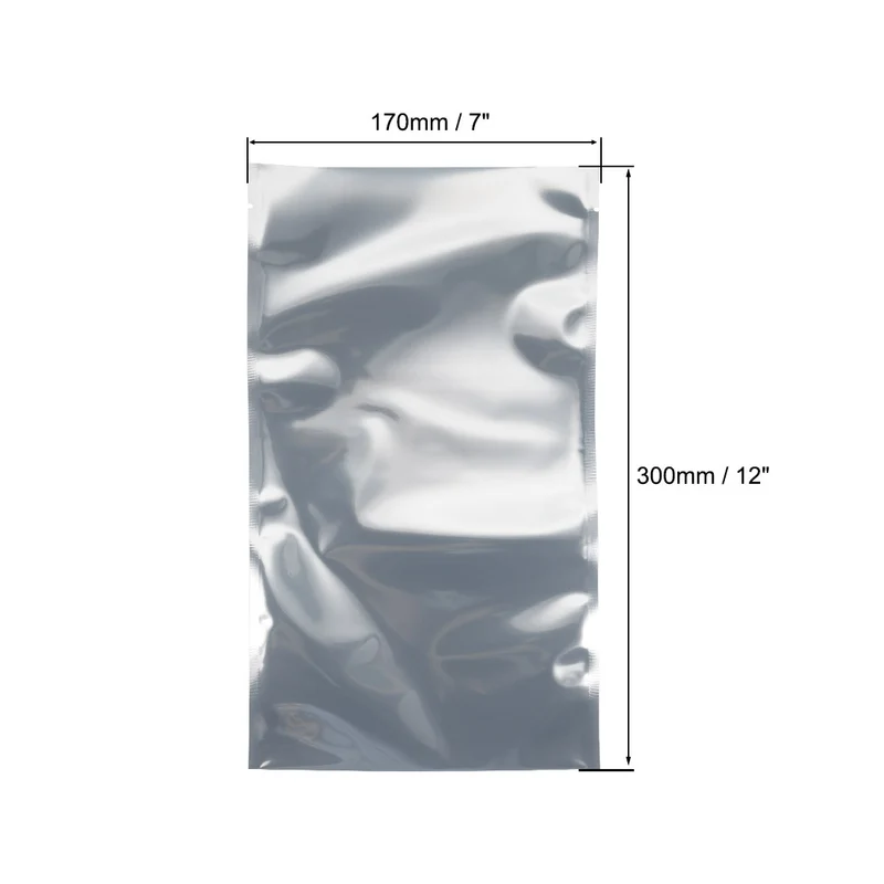 50 PCS Anti Static Bag Shield Shielding Bag, Flat Open Top, 6.7" x 11.8"