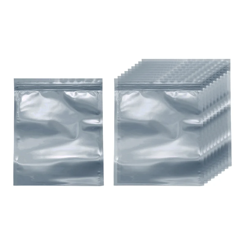50pcs 7.9" x 6.3" Antistatic Bags Resealable ESD Shielding Bag