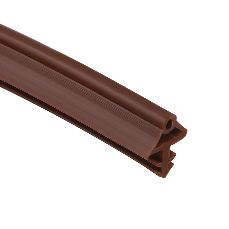 Kerf Weather Stripping Seal Strip (16.4ft x 11/32") - Tree Shape Kerf, Brown