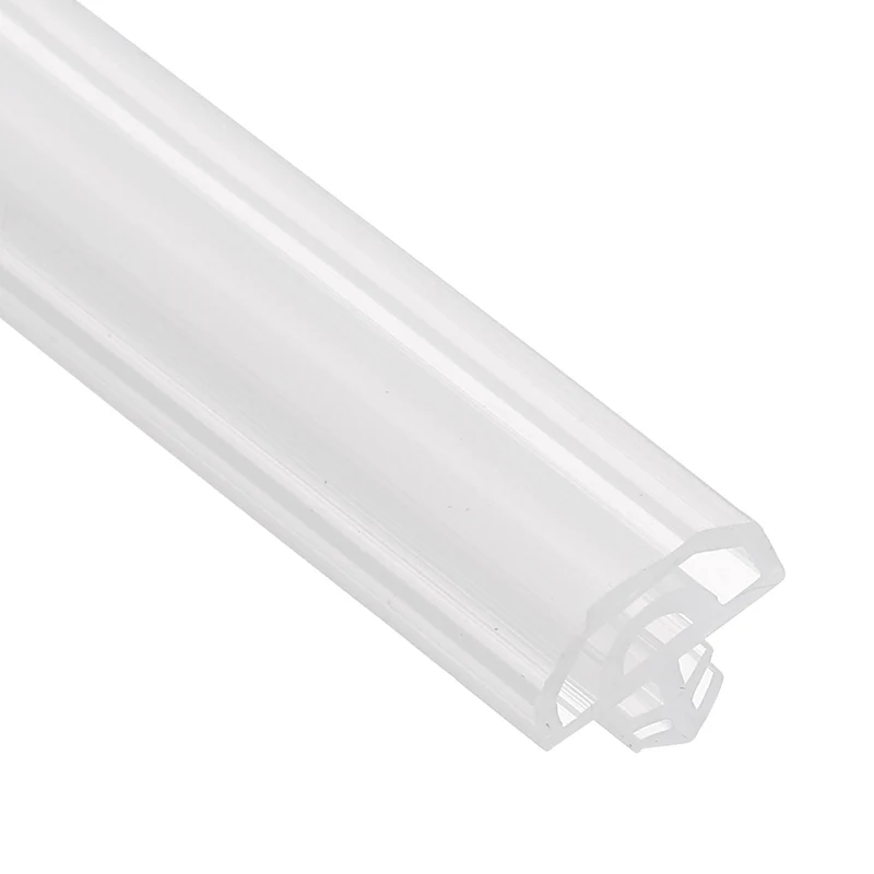 Kerf Weather Stripping Seal Strip (16.4ft x 3/8") - Double D Kerf, Clear