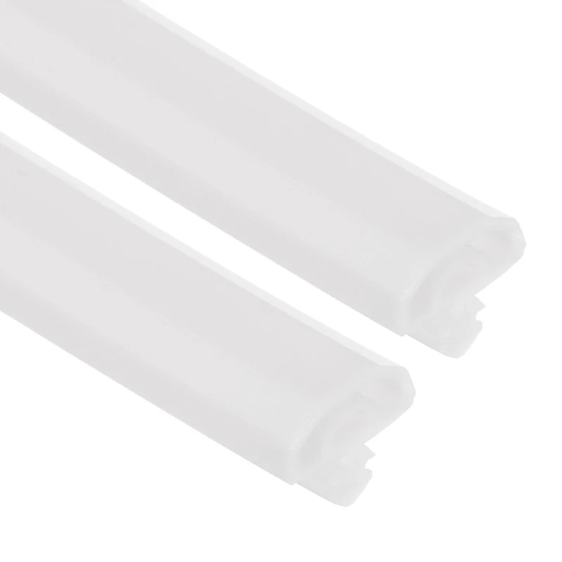 Kerf Weather Stripping Seal Strip (16.4ft x 3/8") - 2Pcs Double D Kerf, White