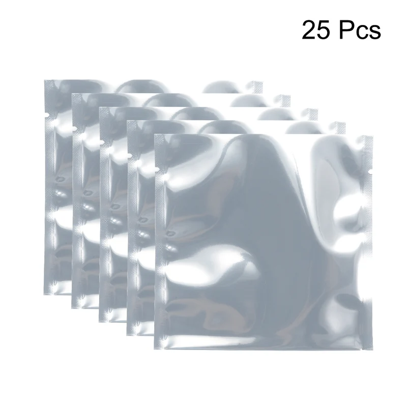 25 PCS Anti Static Bag Shield Shielding Bag, Flat Open Top, 3.9" x 3.9"