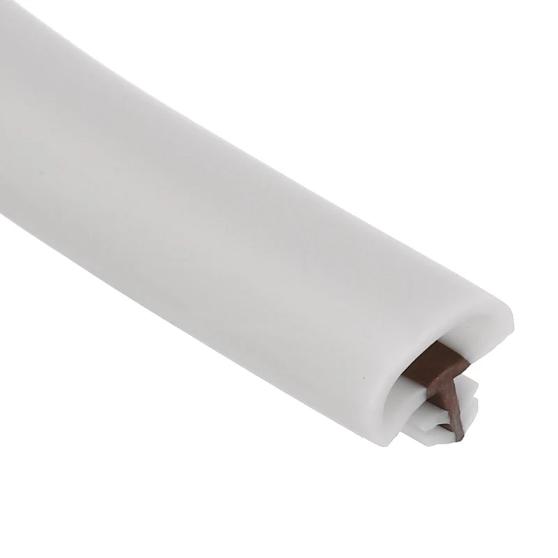 Kerf Weather Stripping Seal Strip, 16.4ft x 3/8" - Weatherstrip Seal, White