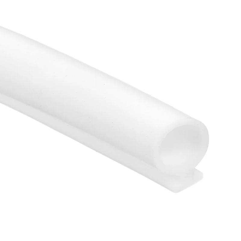 Kerf Weather Stripping Seal Strip (19.68ft x 3/8") - Bulb Bubble, White