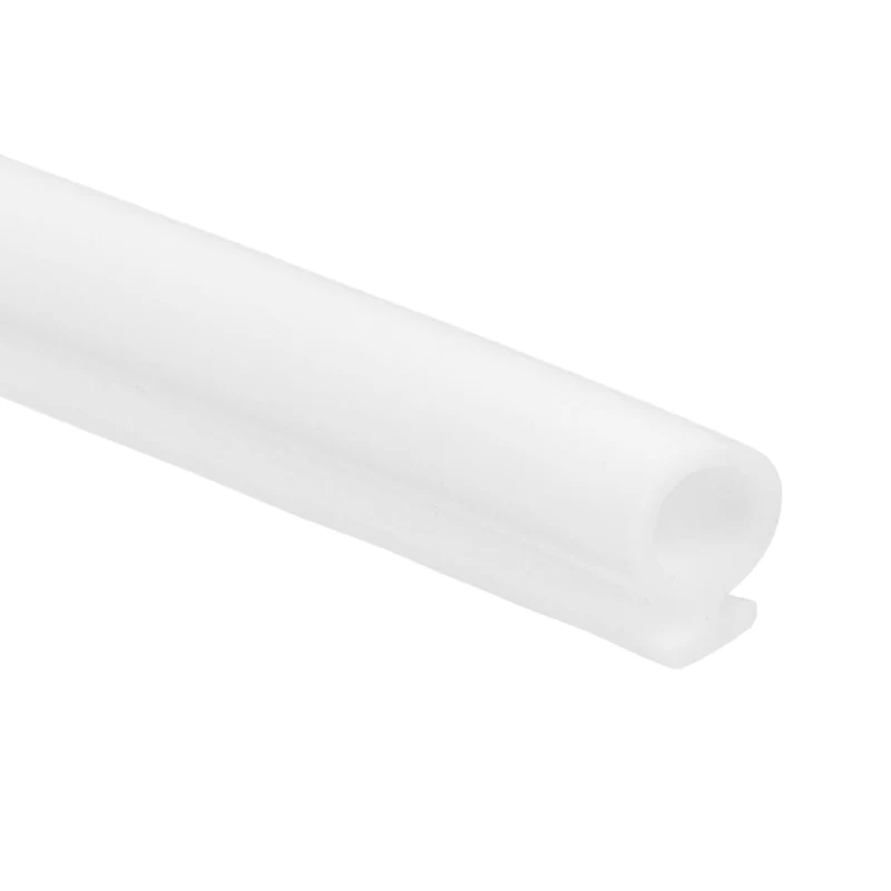 Kerf Weather Stripping Seal Strip (19.68ft x 5/16") - Bulb Bubble, White