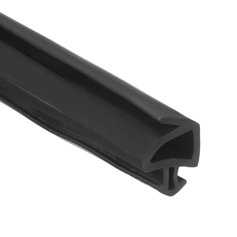 Kerf Weather Stripping Seal Strip (32.8ft x 5/16") - PO Shape Kerf, Black