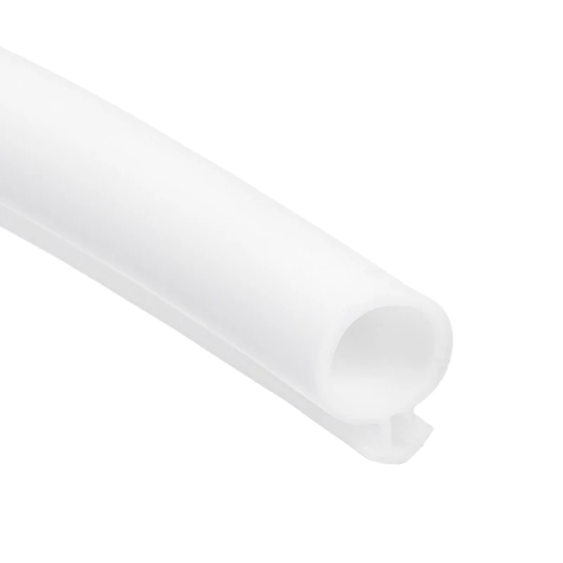 Kerf Weather Stripping Seal Strip (49.21ft x 3/8") - Bulb Bubble Kerf, White