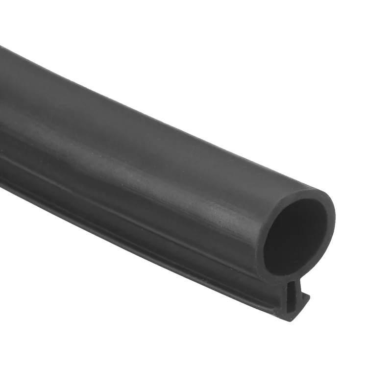 Kerf Weather Stripping Seal Strip (32.8ft x 3/8") - Bulb Bubble Kerf, Black