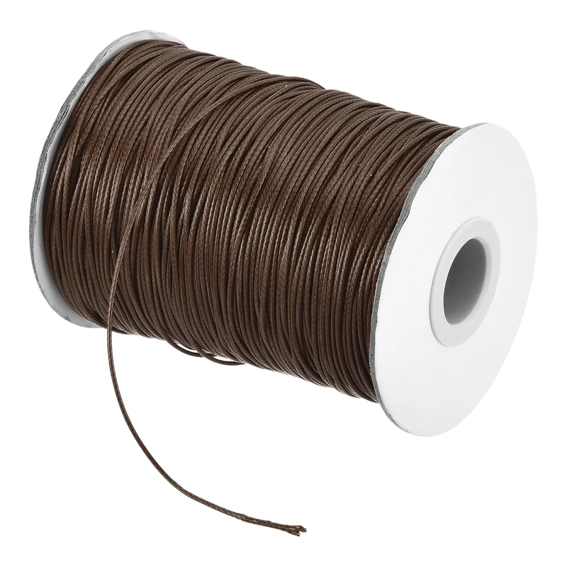 Dark Coffee 2mm Waxed Cord 11 Yard Wax Bead Thread String for Jewelry Make