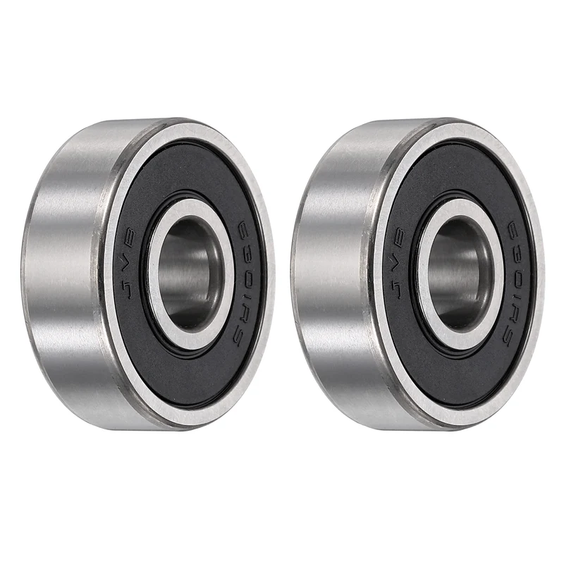 2Pcs 6301-2RS Deep Groove Ball Bearings 12x37x12mm ZV4 Level ABEC7 Precision