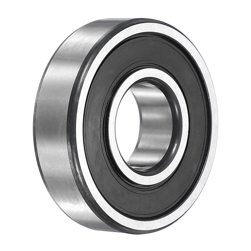 1Pcs 6305-2RS Deep Groove Ball Bearing, 25x62x17 mm Double Rubber Seal Bearing