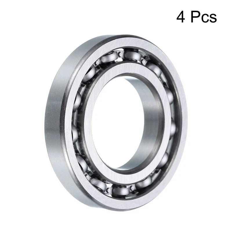 4 Pcs 16005 Deep Groove Ball Bearing, 25mm x 47mm x 8mm High Carbon Chrome Steel Z0 Double Rubber Sealed Bearing (ABEC1)