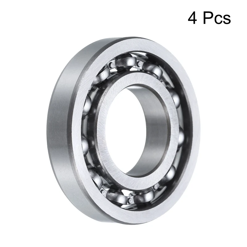 4 Pcs 16004 Deep Groove Ball Bearing, 20mm x 42mm x 8mm High Carbon Chrome Steel Z0 Double Rubber Sealed Bearing (ABEC1)