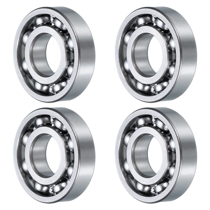 4 Pcs 16001 Deep Groove Ball Bearing, 12x28x7 mm Double Sealed Bearing Z3